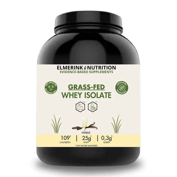 Grass-Fed Whey Isolate - Zoetstofvrij - 2,2 kg
