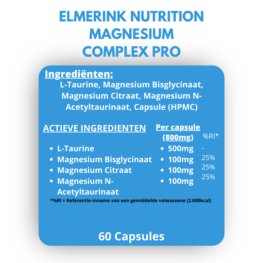 Magnesium Complex Pro - 60 Caps.