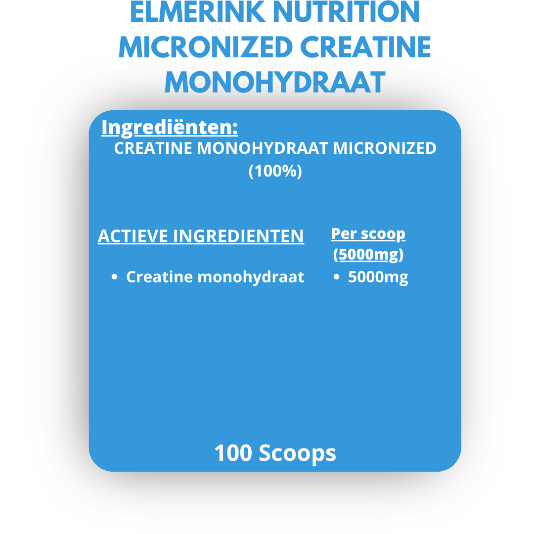 Micronized Creatine Monohydraat - 500 Gram