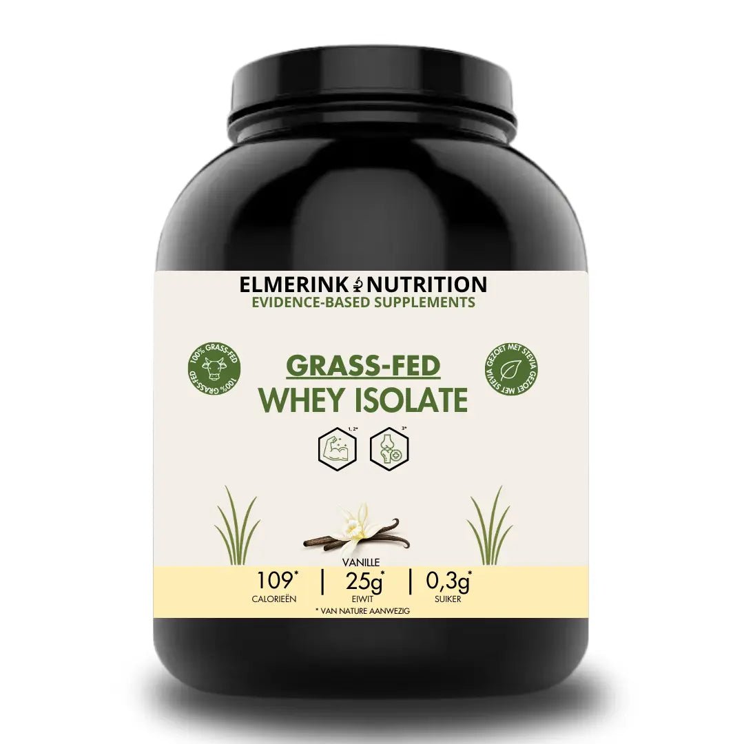 Grass - Fed Whey Isolate - Stevia - 2,2kg - Elmerink Nutrition
