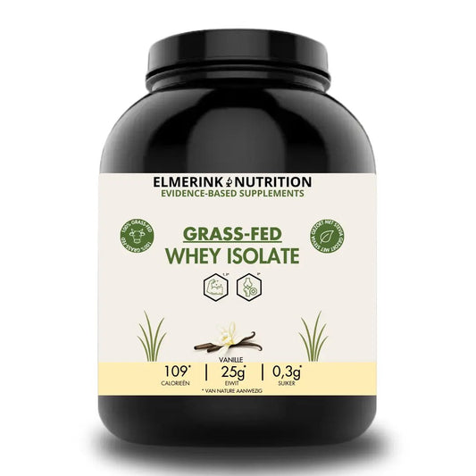 Grass - Fed Whey Isolate - Stevia - 2,2kg - Elmerink Nutrition