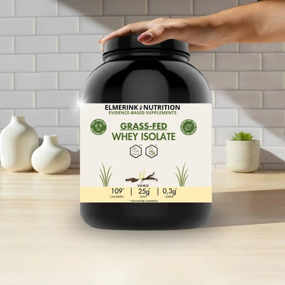 Grass - Fed Whey Isolate - Stevia - 2,2kg - Elmerink Nutrition