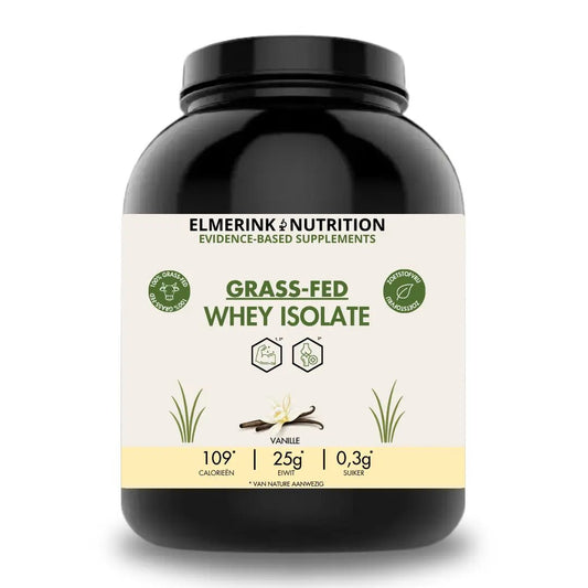 Grass - Fed Whey Isolate - Zoetstofvrij - 2,2kg - Elmerink Nutrition