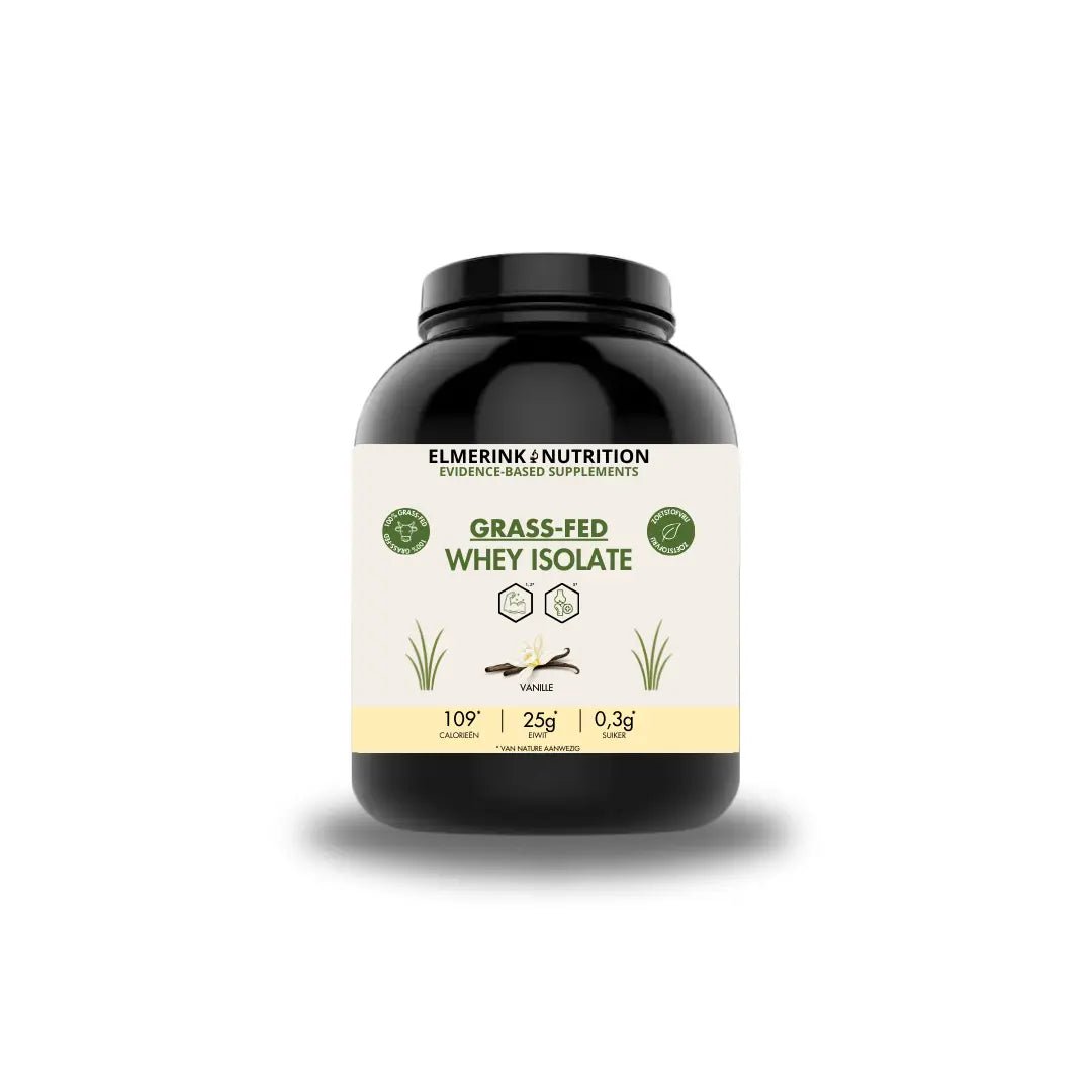 Grass - Fed Whey Isolate - Zoetstofvrij - 907g - Elmerink Nutrition