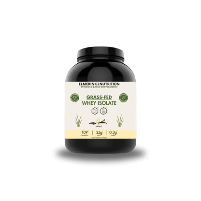 Grass - Fed Whey Isolate - Zoetstofvrij - 907g - Elmerink Nutrition