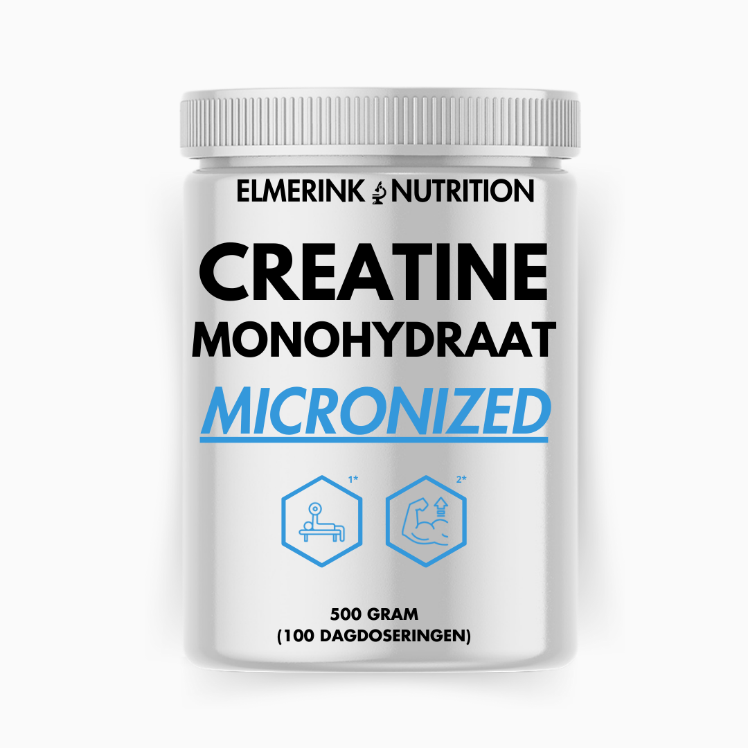 Micronized Creatine Monohydraat - 500 Gram - Elmerink Nutrition